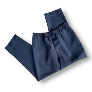 Vintage Classic Black Women's Trousers - Elastic Waist